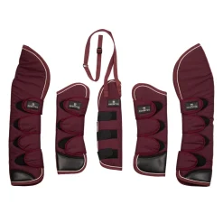 Equestro Travelling Boots Set And Tail Guard With Rubber Patch
