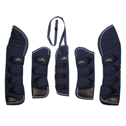 Equestro Travelling Boots Set And Tail Guard With Rubber Patch