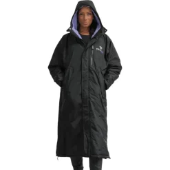 EQUIDRY Women's Thick Fleece Evolution Fixed Hood - Black Forest/Black
