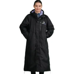 EQUIDRY Women's Thick Fleece Evolution Fixed Hood - Black Forest/Black