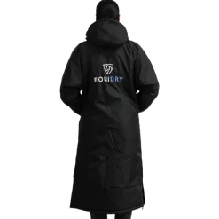 EQUIDRY Women's Thick Fleece Evolution Fixed Hood - Black Forest/Black