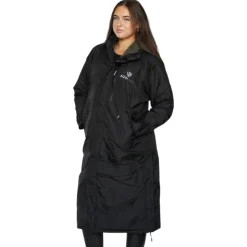 EQUIDRY Women's Thick Fleece Evolution Fixed Hood - Black Forest/Black