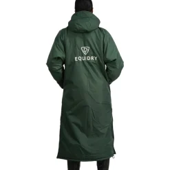 EQUIDRY Women's Thick Fleece Evolution Fixed Hood - Black Forest/Black