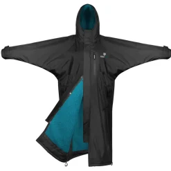 EQUIDRY Women's Thick Fleece Evolution Fixed Hood - Black Forest/Black