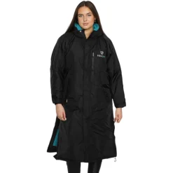 EQUIDRY Women's Thick Fleece Evolution Fixed Hood - Black Forest/Black