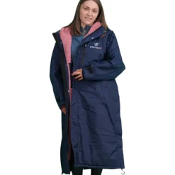 EQUIDRY Women's Thick Fleece Evolution Fixed Hood - Navy/Blue