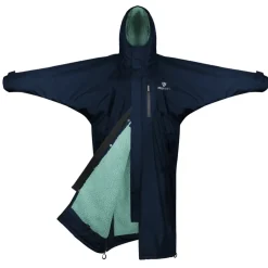 EQUIDRY Women's Thick Fleece Evolution Fixed Hood - Navy/Blue