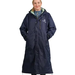 EQUIDRY Women's Thick Fleece Evolution Fixed Hood - Navy/Blue
