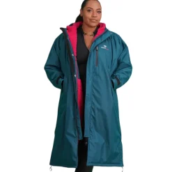 EQUIDRY Women's Thick Fleece Evolution Fixed Hood - Navy/Blue