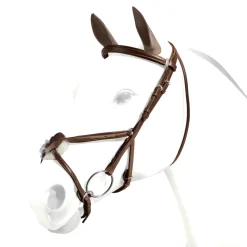Equipe Emporio Figure 8 Padded Bridle with Silver Fittings - No Reins