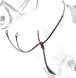 Equipe Leather Martingale with Brass Fittings
