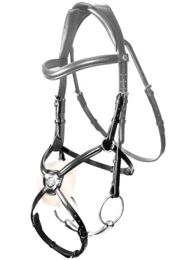 Henry James Double Buckle Figure 8 Grackle Noseband