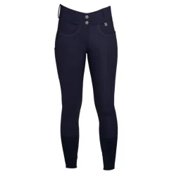HKM Ladies Silicone Knee Patch Riding Breeches -Arezzo-