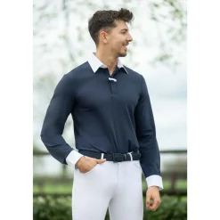 HKM Men's Long Sleeve Competition Shirt -Davie-