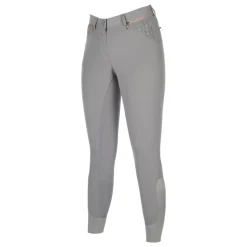 HKM Silicone Full Seat Riding Breeches -Rosegold Sparkle-