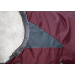 HKM 600D Fleece Lined High Neck Turnout Rug -Yukon-