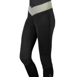 HKM Ladies Silicone Full Seat Riding Leggings -Limone-