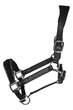 HKM Leather Head Collar -Glamour-