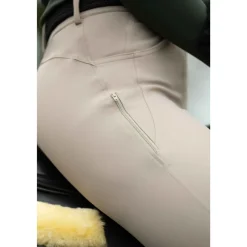 HKM Women's Knee Patch Breeches -Ari Mid Rise-