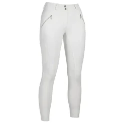 HKM Women's Silicone Full Seat Riding Breeches -Lia High Waist-