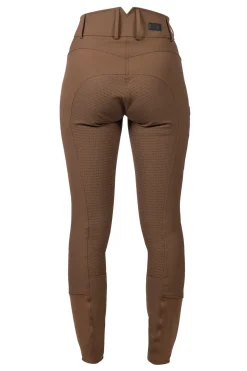 HKM Women's Silicone Full Seat Riding Breeches -Lia High Waist-