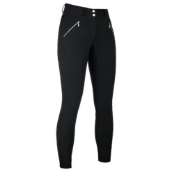 HKM Women's Silicone Full Seat Riding Breeches -Lia High Waist-