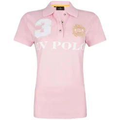 HV Polo Favouritas EQ Pink Short Sleeve Polo Shirt