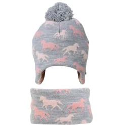 Hy Equestrian Flaine Junior Hat and Headband Set