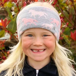 Hy Equestrian Flaine Junior Hat and Headband Set