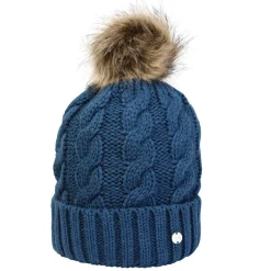 Hy Equestrian Melrose Cable Knit Bobble Hat