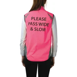 Hy Equestrian Pass Wide and Slow Ladies Reflector Gilet