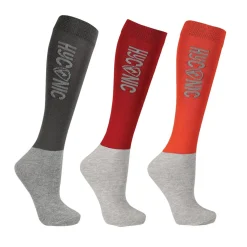 HyCONIC Socks by Hy Equestrian Pack of 3