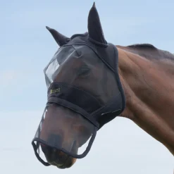 Hy Equestrian Armoured Protect Full Mask with Ears and Nose