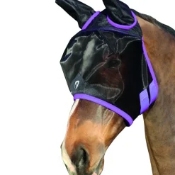 Hy Equestrian Mesh Half Mask with Ears