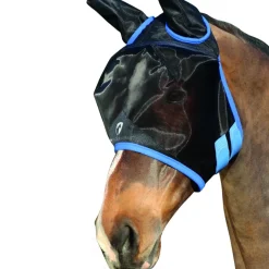 Hy Equestrian Mesh Half Mask with Ears