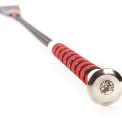 HySCHOOL Diamante Riding Whip - Red/Black - 26"