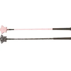 HySCHOOL Glitter Star Riding Whip 26"