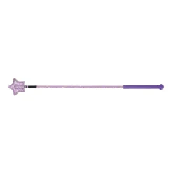 HySCHOOL Glitter Star Riding Whip 26"