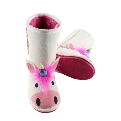 LazyOne Girls Unicorn Toasty Toez Slippers