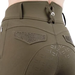 Montar Briella Crystal Detail High Waist Full Grip Ladies Riding Breeches