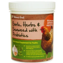Natures Grub Garlic, Herbs and Seaweed Poultry Supplement