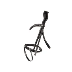 ProPresicce Pelle Raised Flash Leather Bridle by Hy Equestrian