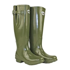 Rockfish Women's Tall Adjustable Gloss Wellington