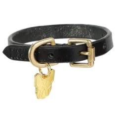 Shires Digby & Fox Flat Leather Dog Collar