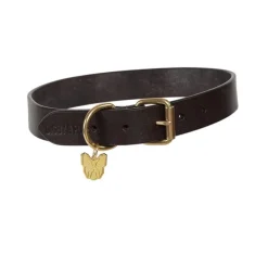 Shires Digby & Fox Flat Leather Dog Collar