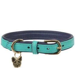 Shires Digby & Fox Padded Leather Dog Collar