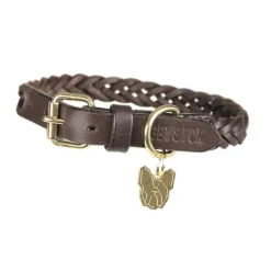 Shires Digby & Fox Plaited Dog Collar