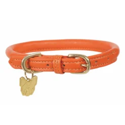 Shires Digby & Fox Rolled Leather Dog Collar