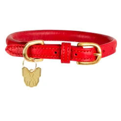Shires Digby & Fox Rolled Leather Dog Collar