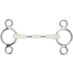 Shires EquiKind Softie 2 Ring Gag Peanut Link